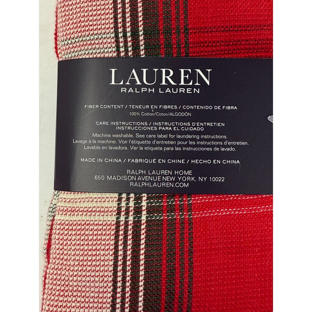 NWT Ralph Lauren Stewart Plaid Kitchen Towels & Mini Mitts Set Christmas Holiday - Picture 4 of 10